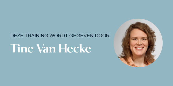 Trainer Tine Van Hecke - Opleiding Feedback geven